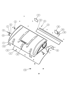 Part Location Diagram of PC-R0006 MTD Cub Cadet Label